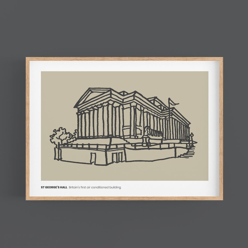 New Print - St George's Hall Liverpool