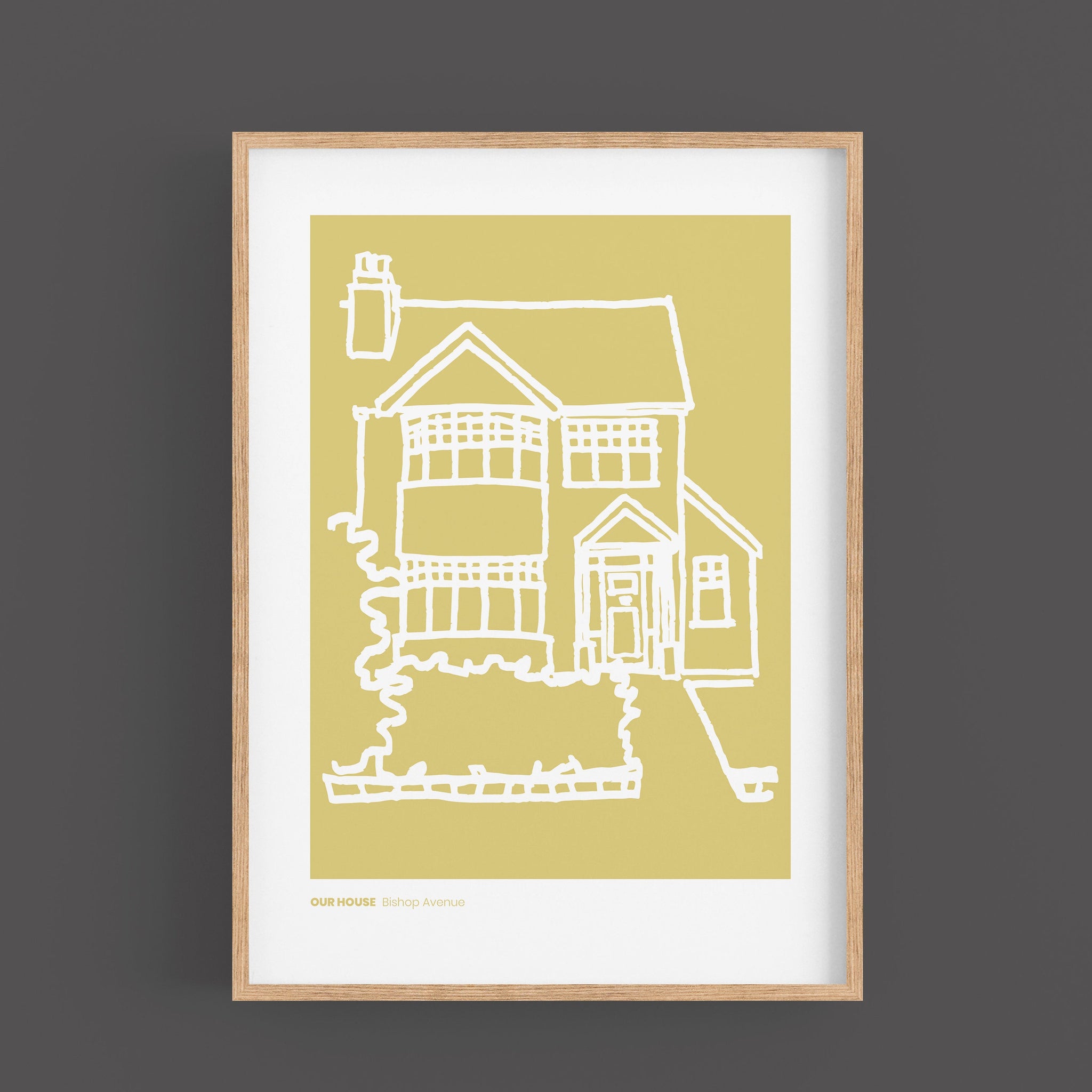 Personalised House Prints - Portrait