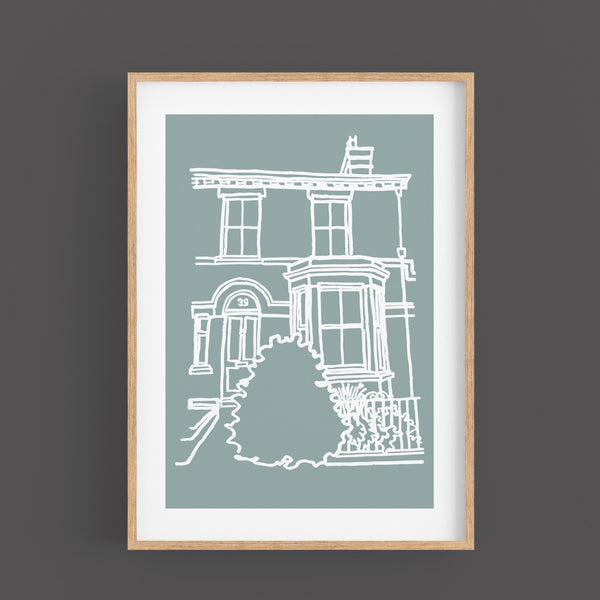 Personalised House Prints - Portrait